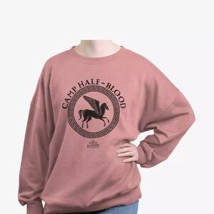 Camp Half-Blood Pink Sweater